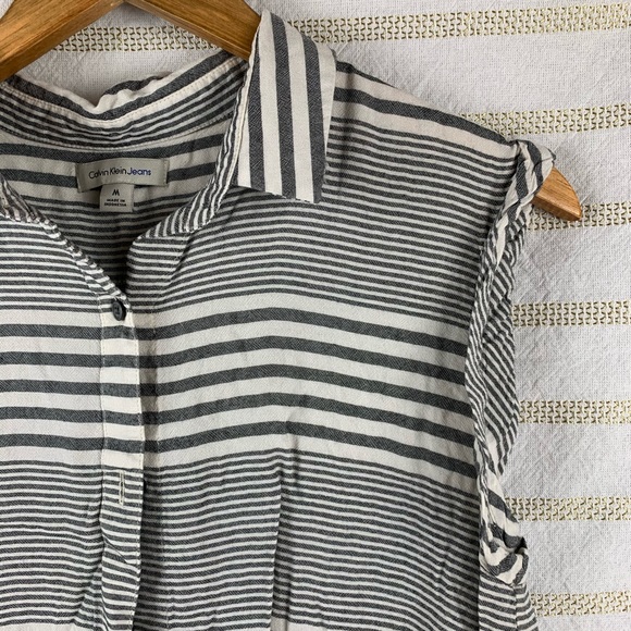 Striped Button Up - Picture 4 of 9
